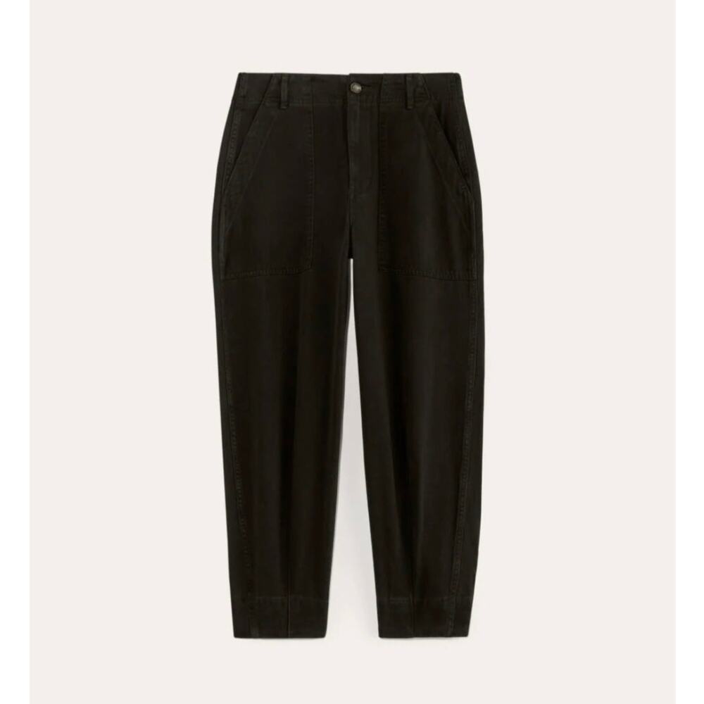 NWT Everlane The Utility Pant Buttersoft Tencel Barrel Leg Trousers Size 2 - Picture 2 of 10